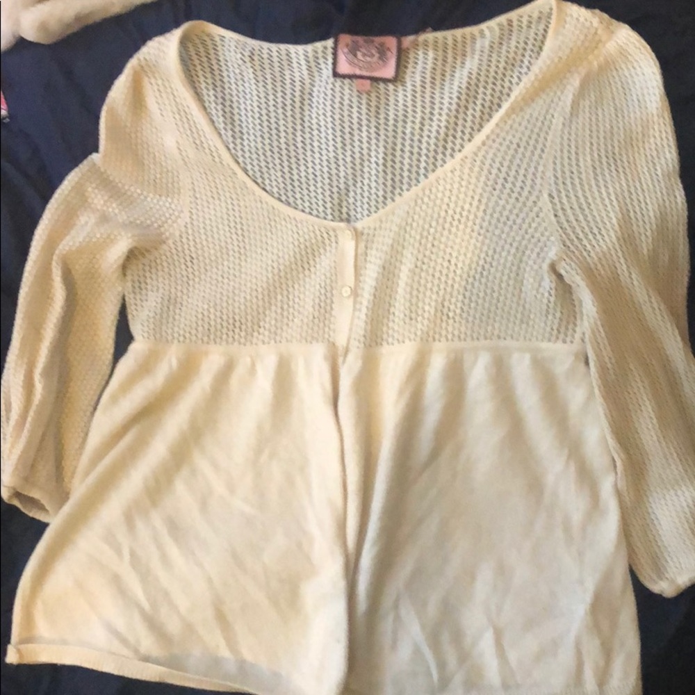 Juicy Couture Ivory Sweater